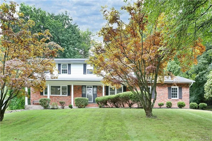 Just Listed! Beautiful, all renovated center hall colonial in very desirable area of Dexter Park in Chestnut Ridge. Features 5 bedrooms upstairs, 2.5 bathrooms, large spacious formal dining room with recessed lighting, formal living room, spacious eat-in-kitchen with stainless steel appliances & sliders out to covered porch. Family room with fireplace & sliders out to large deck. Full unfinished basement, 2 car garage and so much more. All this sitting on gorgeous park-like property. Close to park, shopping, & all major highways. A must see!