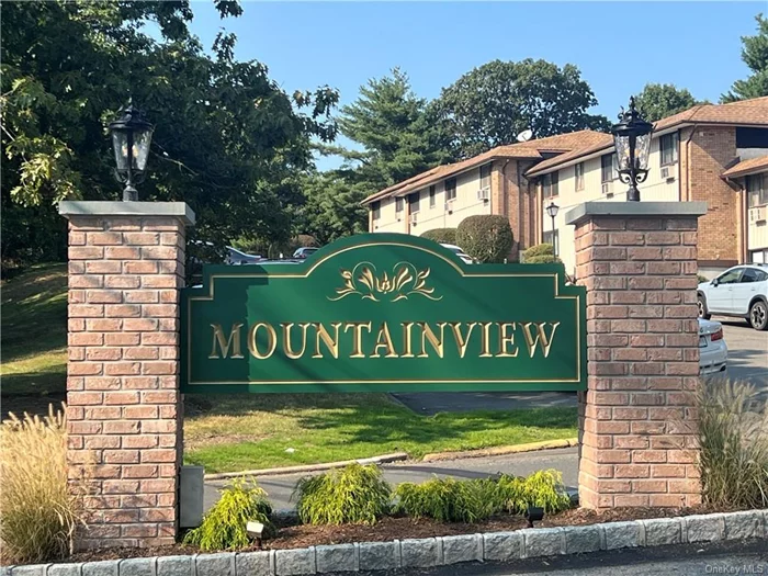 Welcome to desirable Mountainview Condos a commuters dream! This spacious 1 BR, 1 Bath upper level unit is freshly painted and nestled in one of the most private wooded areas of this complex. Features include: gleaming hardwood floors, custom wood blinds, newly installed crown moldings and stunning brick wall which includes connection for flat screen TV. Kitchen has wood cabinetry and beautiful granite counters with door leading to private deck. Spacious BR has crown moldings and large double closets. W/D in unit. 2 young AC units, storage area in blding across. Clubhouse and pool with views of the Hudson River! Minutes from entrance to Mario Cuomo Tappan Zee bridge. Close to major highways, transportation and Palisades Center Mall. Pets allowed...