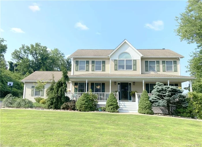 Price Improvement, A Gem Beyond Compare. Center Hall Colonial, Privacy at the end of a Cul-de-Sac w/Hudson River Views. 3482 SF including Summer Kitchen w/walk out lower level & 10 ft ceilings. Property facing approx 3 Acres of conservation buffer. Possible 5th Bdrm (Den/Office). Gleaming Hard Wood Floors on Both Levels, 2 Car Gar (Driveway for 10 cars), 2 Attics, 2 Zone Central A/C, 10x40 Porch Just Painted overlooking picturesque woodlands. Deck 15x30, Fire Pit overlooking River, Gourmet Kitchen w/Hand Painted Rope/Vine Crown Molding & Newer SS Appliances, Granite Counters, Under Counter Lighting, Tiled Floor. Storage galore w/15 closets. Formal D/R, Music Room, Wood Burning Fireplace, Newly Paved 100 ft long driveway, 2nd Refrig in Garage. 200 Amp Service, 5 Zone Heat, New Hot Water Htr, Shed, Video Security inside & out. 1/2 mile to Marinas, Shops, Restaurants, Parks, School, Palisades Pkwy, Rte 9W & Hudson River. Nothing Compares for the Price. Zillow Zestimate $895, 900