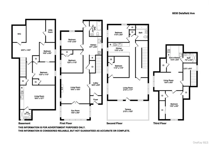 Investors dream This north riverside brick home is ready for new owner. Come to see a link driveway that ends with a stand alone garage and driveway has been fitted to charge electric cars. This 3 family home has an additional basement finished space that provides many uses to its owners. Top floor has a renovated 1 bed 1 bath apartment with lots of storage spaces. 2nd floor has 2 beds/1bath with an additional living space and a balcony that over looks the trees and front of the house. 1st floor has another 2beds/1bath apartment with a terrace in the bank. High ceiling in the basement and 4 electrical meters that provide separate accounting for all users. This is a great buy.