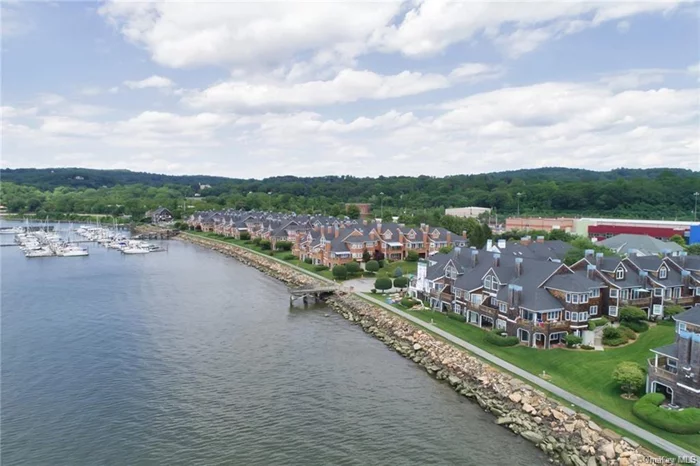 Hudson Riverfront luxury living. Resort atmosphere in Westchester&rsquo;s unique premiere gated condominium community. Easy living in this open, mostly single level home, fully renovated, move in ready. Entry foyer with attached garage, up one flight to main living level with sunny exposures, views of the Hudson River, and glorious sunsets from living/dining room & large deck. Morning light and sunrise/treetop views from the galley kitchen. Windows abound. Hardwood floors, woodburning fireplace, eat in kitchen with granite counters & new SS appliances, MBR with custom walk in closet, master bath w & custom tile, washer/dryer in unit. Loft space up another level plus storage area in attic, direct access from garage into home. Additional driveway parking plus plentiful unassigned spaces. Amenities: 2 pools, 2 clubhouses, gym, sauna, playground, riverwalk, jitney to train/45 min to NYC. Marina for your boat, parks on either side. Vacation living all year &rsquo;round!