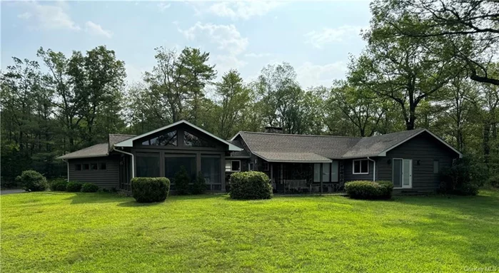 This lovely home in Woodstock is one of the original stone houses built on Maverick Road. Featuring everything on one floor with a beautiful deck for enjoying the privacy this home has to offer. I has a 3 season room with a spectacular view and an old fashioned stone fireplace. There are mahogany floors and plenty of windows for viewing the fantastic variations of the four seasons. It is close to skiing, Belleayre and Hunter Mountain, and minutes from downtown Woodstock. THIS OPPORTUNITY WON&rsquo;T LAST!!! Schedule your appointment today!!!