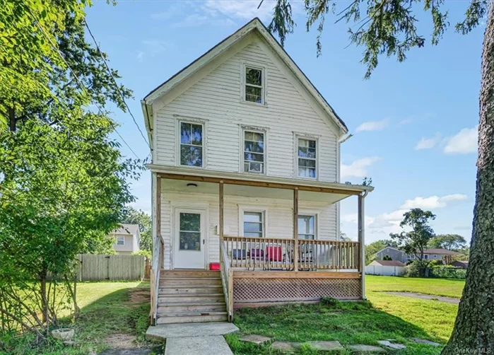 GREAT OPPORTUNITY FOR THE HANDY HOMEOWNER, AS WELL AS CONTRACTORS TO MAKE THIS CHARMING HOME THE WAY YOU LIKE. Needs TLC. This 4 bedroom, 2 bath old style home has so much potential, limited only by your imagination. Close to major highways, shopping, transportation and entertainment. Clarkstown schools. MUST SEE. SOLD AS-IS