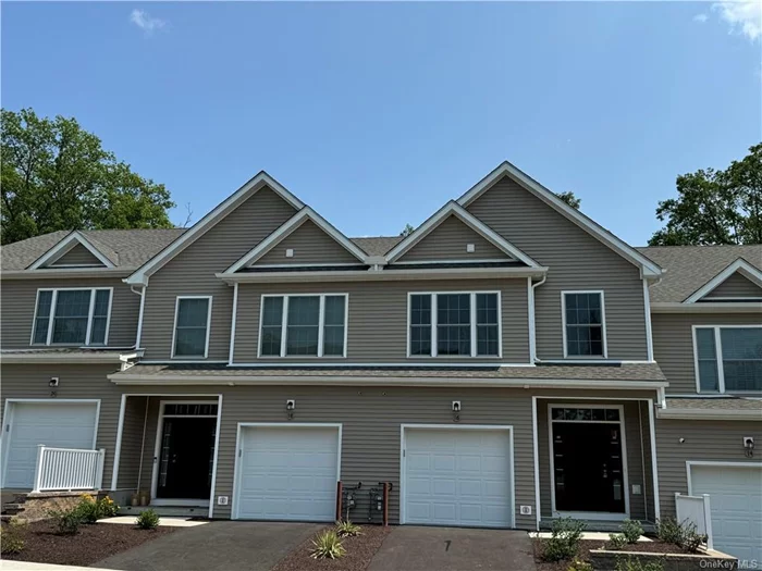 BRAND SPANKING NEW CONSTRUCTION TOWNHOUSE RENTAL! Liberty Commons is a dream come true...a small community of luxury townhomes in the Pine Bush School District. This 3 bedroom, 2.5 bath home is spacious, superbly designed, and offers a wide range of quality finishes. BONUS ROOM/FLEX SPACE on second floor can be used as an office, yoga studio, or library. The possibilities are endless. 1 car garage, driveway, and additional parking spots for your guests. This home boasts high ceilings, gleaming hardwood floors, large closets, custom galley kitchen with breakfast bar, eating area, dining room, large living room with sliders onto deck, large master bedroom with spa-like bath