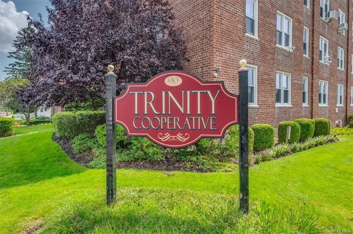 Welcome to the newly renovated building at Trinity Co-Op. Unit 1J is freshly painted and the southeast exposures makes it light and bright all day! Truly move-in ready, as it&rsquo;s completely renovated throughout. Spacious eat-in kitchen features, new Shaker cabinetry, quartz counters, and stainless steel appliances. Spacious living room is complemented by recessed lighting that creates a warm and inviting ambiance. The primary bedroom has 2 windows bringing in lots of light. Second bedroom has double exposures. Beautiful hardwood floors throughout. Bath boasts Kohler fixtures, providing a spa-like experience. Plenty of closet space throughout the unit offer ample space for all your storage needs. Maintenance includes all utilities, making this a wise economic choice. Convenient location to schools, Metro North and highways. Come make this your home and experience modern living at its finest in this beautiful unit.