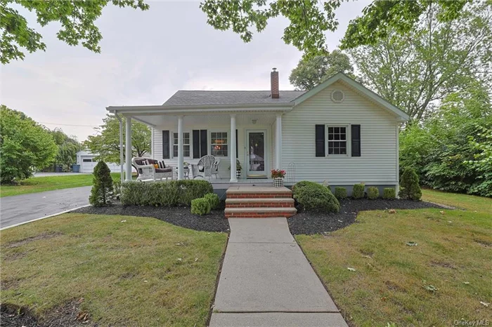 Experience the perfect blend of charm, beauty and classic character in this Cape Cod home located in the Lacy Field neighborhood. This lovely move in ready property features a picturesque front porch, beautiful hardwood floors, baseboard heating and central air for summer comfort. A beautiful sun lit kitchen flooded with natural light offers a breakfast nook/eat in area overlooking the backyard complimented with beautiful cherry wood cabinets, Stainless Steele appliances, pantry and a moveable island. A lovely living room with ornate fireplace opens to a large dining room perfect for entertaining. Two bedrooms and a newly renovated bathroom completes the first-floor level living. A large master bedroom with plenty of closets and newly renovated bathroom completes the 2nd floor. A beautifully manicured fenced in backyard hosts a gazebo, patio area for BBQ&rsquo;s, entertaining or simply relaxing. Additional features include a spacious 2-car garage, laundry room in an extra-large lower level with an abundance of storage and game room. Low taxes. Conveniently located near Stewart Airport, close to major highways for an easy commute and nearby all amenities. This home is a must-see fall in love with it today!