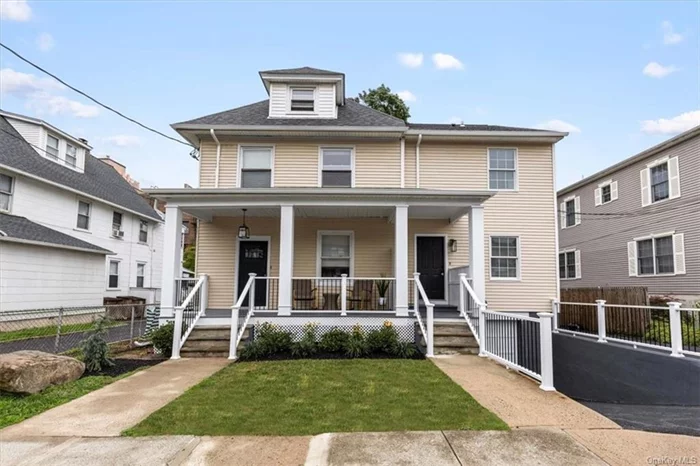 It&rsquo;s hard to beat the location, you are in Downtown Harrison, close to Metro North station and Parsons Elementary school close to shops and restaurants. No car needed. The unit has been completely renovated, new appliances, Bathrooms, kitchen etc. The living room is light and sunny. New central A/C. There is a kitchen off the deck and room to park at the rear of the building plus the driveway. There is a large double garage sited under the house used for storage. Landlord takes care of Water and Snow removal. Two year lease preferred