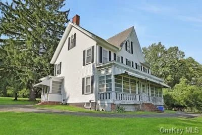 STONY POINT, NY: Old World Farmhouse Colonial. Charm of yesteryear, from the late 1800&rsquo;s awaiting a new owner to love. Bring your ideas and make it new again. Perched on wooded, lush 4.37 acres with possibility to subdivide. Privacy, yet convenience to roadways, shopping and Dining. Minutes from the Majestic Hudson River, Marinas, State and Town parklands, Historic Stony Point Battlefield. Country home or year-round living boasts lifestyle for outdoor lovers. Minutes from Palisades Parkway. Approx. 50 minutes from NYC.