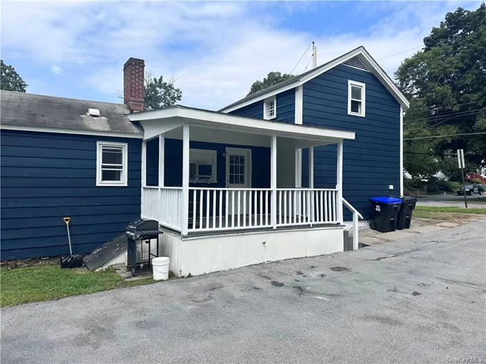 Welcome Home! This beautifully renovated single family home sits right in the heart of Poughkeepsie! Walk in to a spacious kitchen and living area, with a first floor bedroom and bathroom. Upstairs is the second bedroom, with new luxury vinyl flooring throughout. Walk out to the expansive covered porch, and large yard! Private driveway for parking and just minutes to Main st, and the Metro-North.