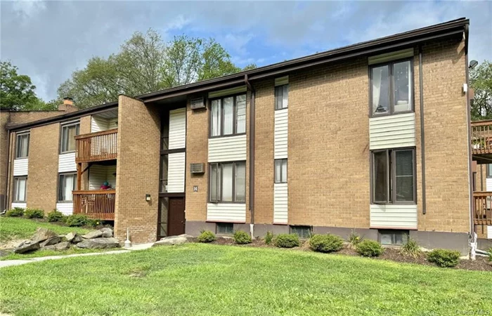 Maintenance-free investment opportunity awaits in Poughkeepsie. This is a spacious 2-bedroom, 1.5-bathroom condo at The Arbors with a spacious living room, galley kitchen, and a dining room which opens up to a private balcony overlooking the woods; great for entertaining or relaxing. Primary bedroom has an en suite bathroom and additional vanity nook. The second bedroom is adjacent to a full bathroom. There is an abundance of closet space throughout. Laundry facilities conveniently located in the same building. Minutes from Marist College, The Culinary Institute of America, healthcare institutions, Metro-North/Amtrak, the Route 9 corridor and much more. The opportunity for turnkey income is in place as this unit is currently rented. HOA fee includes heat, hot water and cooking gas.