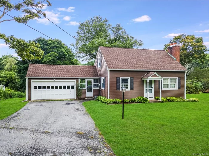 This charming 3-bedroom, 1.5-bath home is situated on a spacious 1.92-acre lot, offering ample room for expansion and outdoor activities. The property includes an oversized, attached 2-car garage with a convenient breezeway, along with a large driveway providing plenty of parking space. Located in Southeast New York, this home is ideally positioned close to Southern Connecticut and just 5 miles from the Merritt Parkway. The property also features a natural spring in the lower back area, adding to its unique appeal. While the home is in need of some updates, it boasts solid construction with great potential. The walk-out basement offers additional living or storage space, and the hardwood floors throughout the home provide a classic, timeless look. A new roof and vinyl siding add to the home&rsquo;s durability and curb appeal. Cozy up by the wood-burning fireplace, making this home a warm and inviting retreat.   OPEN HOUSE SATURDAY 9/21/24 1;00PM TO 3;00PM