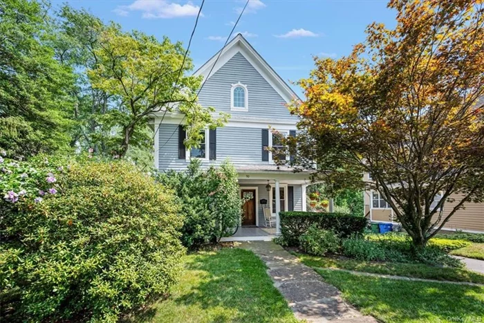 Elegance & Charm abounds in this beautifully restored 1886 4-bedroom home in the Village of Goshen. Charming front porch open to a gracious foyer, formal living w/ fireplace, family room & kitchen that opens to deck & spacious yard with an above ground pool. Nice large attic perfect for storage or hobby area.