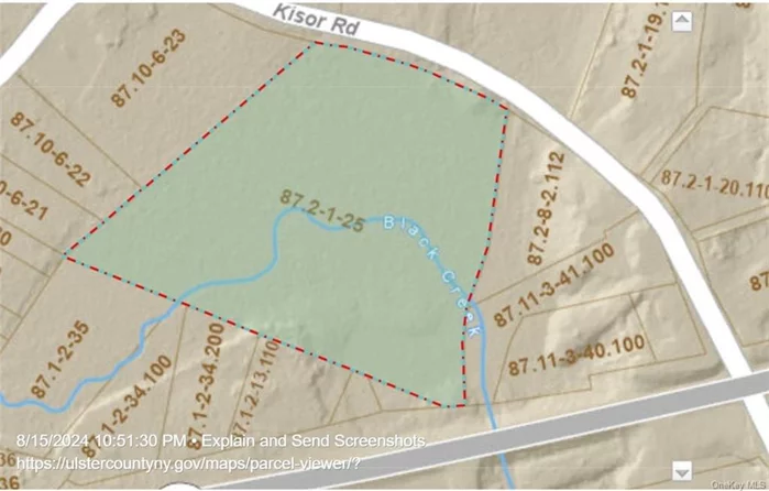 Nestled in the heart of Highland, this expansive 8.3-acre parcel offers a unique opportunity for those seeking land. With its mostly level terrain it is a Flood Zone and has wetlands, this property may not be ideal for traditional development but could serve as a tranquil retreat or space for recreational activities. A creek runs right through it. Some Road frontage along Route 299, yet a sense of seclusion with lots of frontageon the Kisor Rd. Whether you envision a private getaway or have a creative use in mind, all reasonable offers will be thoughtfully considered. Explore the possibilities today! Any Reasonable offer will be considered