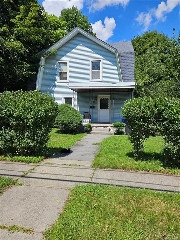 Legal two family in the Village. Home is can be used as rental property or can easily convert to 1 family use. Home is on nice, quiet location - close to town (walking distance) and shopping. Village amenities (water, sewer, garbage). Home is being sold As-Is.