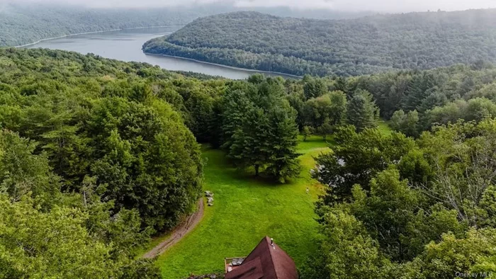 If you are looking for a remote location with fabulous long-range views, a deep fresh-water pond on 105 acres of pristine woodlands and plentiful wildlife, this property will check every box! The turn-key contemporary open floor plan, 1100sf chalet, built in 2005, has vaulted ceilings, tongue & groove pine throughout with a wood-burning stove and 2 sliders going out to a 22x32 deck, allowing stunning views of the surrounding landscape and long-range mountain views and the Pepacton Reservoir. This property truly captures the essence of rustic interior design and environmental tranquility, making it a rare gem. The meticulous attention to detail is evident throughout the home, creating a warm and inviting atmosphere. An ample (13x12) bedroom with additional 11x17 loft offer comfortable accommodations and an oversized bathroom with shower also contains a stackable washer/dryer: all the creature comforts of home. Fully equipped kitchen with gas-cooking stove, refrigerator, built-in microwave and tons of cabinets. Electric baseboard heat supplements the wood-burning stove. The exterior live-edge hemlock siding gives this retreat a classic rustic feel. Owner was an avid hunter: deer, fox bear on the property but there are myriad trails for hiking or enjoying nature. For those who value privacy and enjoy the outdoors, this property is a dream come true. The expansive 105.8 acre estate provides endless opportunities to explore and embrace the natural surrounds and borders thousands of acres of State Forest. Situated in the Catskill mountains, this property is just a short 20-minute drive to Roscoe, NY or Downsville, NY and a mere two and a half hour journey from NYC. You can have the best of both worlds  a peaceful retreat in nature while still being within reach of urban amenities. Don&rsquo;t miss the chance to own something truly remarkable. Experience the enchanting beauty that surrounds you, where luxury and nature seamlessly intertwine.