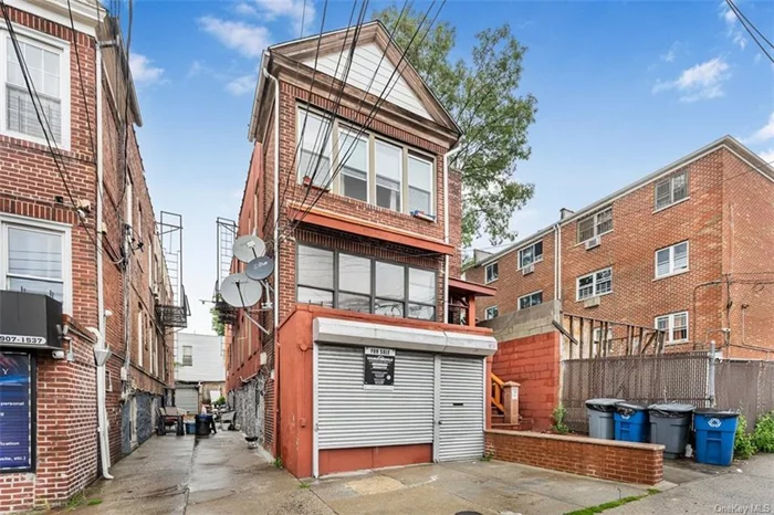 Prime Investment Property Nestled In The North East Bronx. Legal 5 Family Property with 1 Commercial Space. Free Market Rents, 6 Units Total. Shared Driveway with 2 Car Detached Garage in the Back.