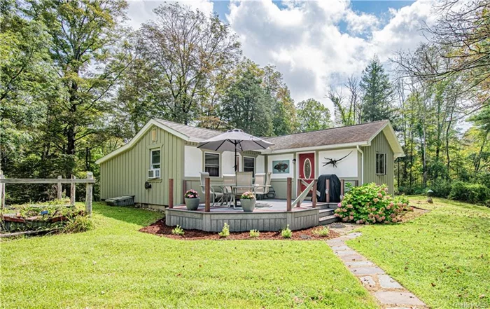 This beautifully crafted Cottage nestled on 5.7 peaceful acres is more than just a home! The moment you step inside, the open concept design radiates warmth. The oversized windows flood the space with natural light creating a bright yet cozy atmosphere. In the living room you will find exquisite woodwork which adds a touch of comfortable rustic elegance to the space. The kitchen is both functional and stylish with stainless steel appliances, a 5 burner stove and a center island with seating. The master bedroom features a wall of custom built in closets that offer ample storage and a unique look to the space. When you step outside you will feel a sense of relaxation which is a perfect way to begin or end your day. Whether you are looking for a weekend retreat or a space that makes you feel like you are on vacation everyday, this cottage is the perfect blend of comfort and style