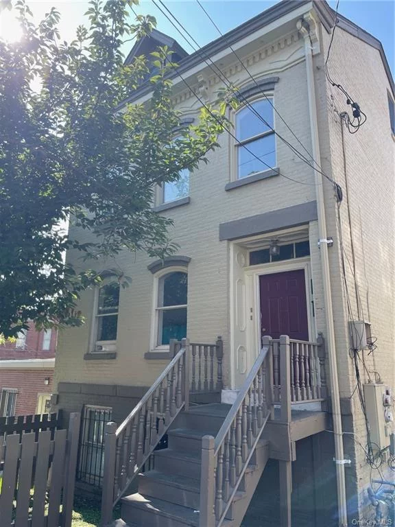 Check out this rare opportunity to own a beautiful two family brick row house. Each apartment has 2 floors. Buyers might consider living in one unit and renting the other to pay the mortgage. The building was gutted and completely renovated in 1994 and has had updates since then. Gas & electric are split & paid by tenants. Tenants are long term and on month to month leases. Rents are scheduled to go up 12/1/24 to #1 $1, 533 and #2 $1, 134. There are multiple amenities close by in downtown Newburgh & It is close to Downing Park designed by Central Park landscape architect Fredrick Olmstead and near many charming shops and cafes on the Liberty St corridor. The property is close to NY Stewart International Airport and other nearby amenities including SUNY Orange, Mount St. Mary&rsquo;s College, shopping, cafes, restaurants, galleries, studio rentals, post office, bars, Washington&rsquo;s Headquarters Historic site, Newburgh Waterfront and the Ferry to the Metro North Train Station & NY City.