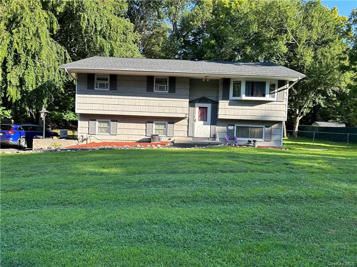 WELCOME TO 2 MURRAY DRIVE , BEAUTIFUL HIGH RANCH WITH 3 BEDROOMS AND 2 BATHROOMS. IN THE WALK IN BASEMENT THERE IS N EXTRA BEDROOM AND A FAMILY ROOM .WALK INTO THIS LOVELY HOME AND IMMEDIATELY FEEL THE WARMTH THE PEACE AND LOVE. THIS HOME HAS A HUGE OUTDOOR DECK AND .58 ACRES OF LAND , HUGE BACKYARD FOR ALL YOUR FAMILY MEMBERS TO RUN AROUND AND ENJOY THE SUMMER BREEZE THE FALL WIND THE SPRING AIR AND THE WINTER FROST .............. .. THIS HOME IS LOCATED IN A QUIET TREE LINED STREET WITH AWESOME VIEWS. THIS HOME IS MOVE IN READY RECENT UPGRADES INCLUDE NEW ROOF NEW DECK NEW WATER HEATER AND NEW DRIVEWAY . THIS ONE WILL NOT LAST ...................