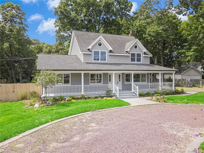 Located in the heart of Saint James, this completely restored colonial with charming wrap around porch is exactly what you&rsquo;ve been looking for! Featuring 3 generous bedrooms, 2 full baths, and 2 half baths, as well as a lovely and cozy living room with vaulted ceilings, a finished basement, and resort style backyard. With ample living space, and too many updates to list, this lovely home is everything you&rsquo;ve been waiting for!