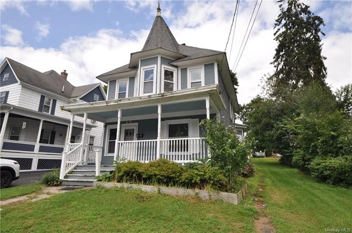 Here is a unique opportunity with this 3 Bedroom spacious Victorian styled home in the village of Walden. This property comes with a double sized lot. Not only having all the privacy you desire, but an opportunity to separate the lots and make it into a buildable property. Owner believes it can be converted back to a separate buildable lot. The home has so much to offer. The bedrooms are a great size. The living room can accommodate your largest furniture set. The large kitchen is equipped with plenty of cabinet and countertop space for preparing meals for your extended family and friends. The home also boasts a walk-up attic and full basement, great for storage. The home has so much to offer. Near all town conveniences and major roads. Come see the possibilities and make it yours.