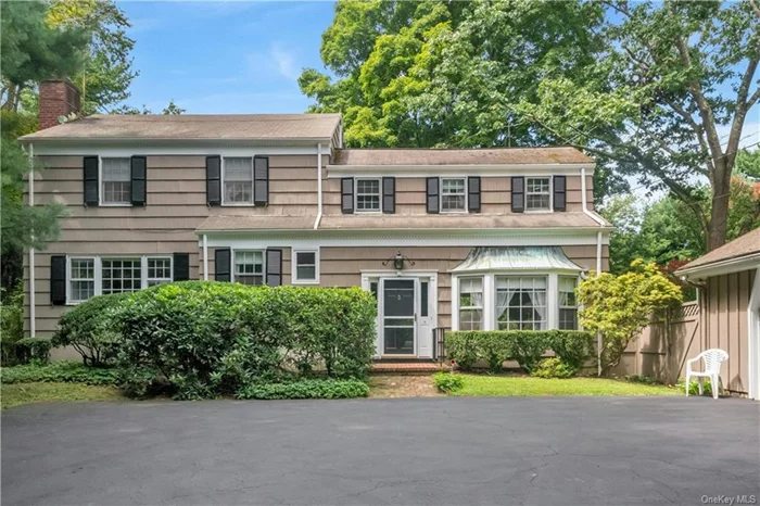 Welcome to this charming 4-bedroom, 3.1-bathroom colonial nestled in the coveted Algonquin neighborhood of Chappaqua. Set on over an acre of pristine land, this property offers unparalleled privacy and tranquility. The spacious living areas are highlighted by a beautiful beamed family room and a stunning bay window with a copper roof that fills the home with natural light. Enjoy the outdoor living spaces, including an expansive deck and patio perfect for entertaining or relaxing in your own private oasis. The oversized detached 2-car garage offers ample space for storage or hobbies, adding to the home&rsquo;s versatility. This incredible opportunity is located in the award-winning Chappaqua school district, renowned for its excellence. Close to local shops, dining, and train station, this home provides the perfect balance of suburban charm and modern convenience. Don&rsquo;t miss your chance to own this gem in one of Chappaqua&rsquo;s most sought-after neighborhoods.