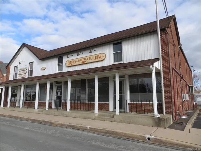 Wonderful opportunity for a large commercial space in the hamlet of Pine Bush. 1400 Sq. ft. available for a professional, medical, attorney, real estate, retail, and a gym had rented this space also. Front entrance with a separate reception/office area from the remainder of the rental space, updated 1/2 bath .Walking distance to shops, restaurants, and schools. Located in a building with other successful businesses...Hair Salon, Counseling Service and PI. It is a wonderful opportunity to rent an affordable commercial space.