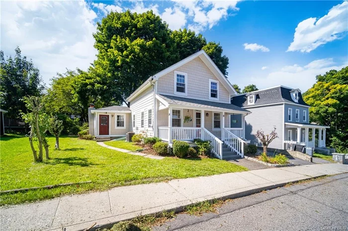 Welcome to this charming 2-story colonial home built in 1900. This beautifully maintained 3-bedroom, 2-bathroom residence features stunning hardwood floors that shine throughout the home. The cozy living/family room is anchored by a wood-burning fireplace, adding warmth and character. The modern kitchen is equipped with granite countertops, stainless steel appliances, and a brand-new dishwasher, making it ideal for cooking and entertaining. Outside, enjoy the wooden deck, perfect for relaxing or hosting gatherings. The property also includes a detached 1-car garage. With central air, municipal water, and sewer, this home is truly move-in ready. Located just 2-min drive or 6-min walk to the train station. Close to Highways 684 and I-84, it offers easy access to all amenities and is great for commuters. Don&rsquo;t miss the opportunity to own this upgraded and ready-to-move-in home!