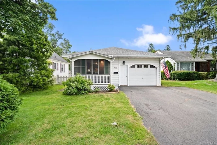 Welcome to this charming 2-bedroom, 1.5-bath ranch home in the heart of Port Jervis! Step inside to discover a spacious, open-concept living room/dining room and kitchen with newer flooring. Two nicely sized bedrooms provide comfort and tranquility with an abundance of closet and storage space, including a walk-up attic for all your storage needs. Laundry is conveniently located on the main floor with a half and full bathroom. You will find a surprisingly large, full basement that offers endless possibilities for additional living space that can be tailored to your needs. Outside, enjoy an adorable screened-in porch at the front of the home and a nice, fenced-in backyard. This home offers the convenience of a garage with direct access to the home, making those rainy or snowy days a breeze. This home is a perfect blend of comfort & convenience ready to welcome you.