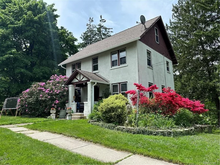 RIVERFRONT HOME!!This charming colonial style home sits on the Wallkill River affording year-round access to the waterfront and beautiful views. The property extends to the riverbank, allowing for a private dock to be installed. Plenty of privacy situated at the end of a quiet dead-end street with woods on one side and the river in your backyard! Inside the house  built in the early 1900&rsquo;s -- boasts old-world craftsmanship and rich wood finishes from the parquet floors to the wide pocket doors + custom built in cabinetry, crystal door knobs and original trim work!  A window-lined family room overlooks the river and offers a perfect spot for relaxing and enjoying the scenery. Upstairs features three spacious bedrooms with oak flooring, full bathroom + a walk-up attic which can be easily finished or used for extra storage. This riverfront property with water rights is a rare opportunity for the savvy buyer.