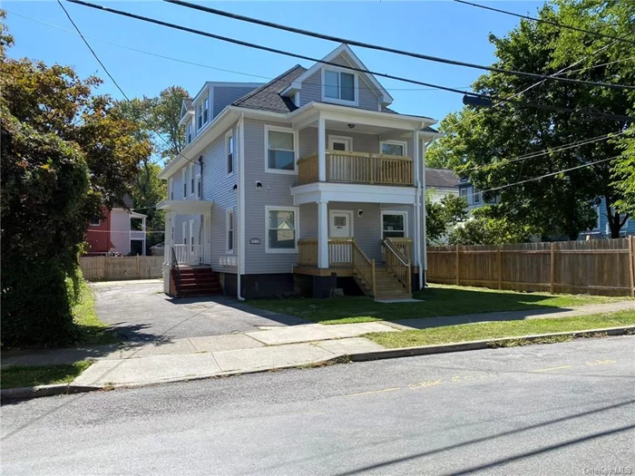 Possible Owner/Occupy - Prime Investment Opportunity in Poughkeepsie: Discover an exceptional investment in this charming three-family Colonial, ideally located in the heart of Poughkeepsie. Each unit boasts a spacious floor plan, a bright and airy living room, a well-appointed eat-in kitchen, and a full bath. The property has undergone complete renovation for a long term investment, including the exterior, utility systems, and each complete unit. All units have separate utilities, with the landlord covering only common area lighting and water, while tenants are responsible for their individual electric (heating, cooking, and hot water), and other utility costs. This property is currently generating stable income, with all three units on month to month leases. The first floor unit may become available for Owner Occupy or new lease. Additionally, the investment potential extends with neighboring properties at 7 and 8 Fox Terrace also available for purchase. Centrally located with convenient access to local amenities, schools, and transportation. Coin Operated Laundry, Security Lighting, and Exterior Camera System in place. Please note: Interior access to the property is limited.