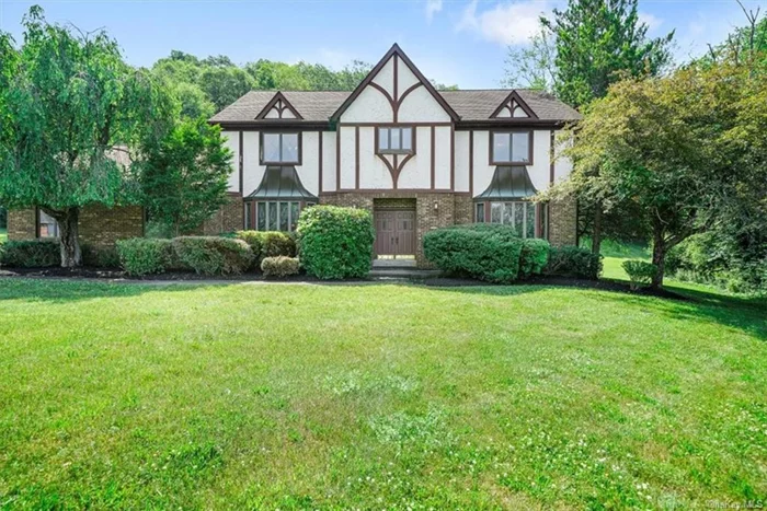 Welcome to your ideal sanctuary! This stunning four-bedroom center hall colonial showcases a beautiful Tudor-style exterior, thoughtfully crafted by its original owners. Situated in a tranquil cul-de-sac, this home blends elegance with peaceful living. As you enter, you&rsquo;ll be greeted by a spacious two-story foyer that sets a welcoming atmosphere for the entire residence. The main level features formal living and dining rooms, perfect for entertaining, along with a cozy family room anchored by a striking stone fireplace ideal for relaxing evenings at home. Throughout the house, you&rsquo;ll find charming details such as bay windows and impressive 9-foot ceilings that enhance the sense of comfort and sophistication. Upstairs, there are three generously sized bedrooms, along with a luxurious primary suite that provides ample space for family and guests. When the weather warms up, the outdoor area truly comes to life! Enjoy hosting memorable summer gatherings on the expansive deck, take a refreshing plunge in the in-ground pool, or unwind with a cocktail in the lovely gazebo. This home is not just a place to live; it&rsquo;s a haven where lasting memories are made. Seize the chance to make this remarkable property your own!