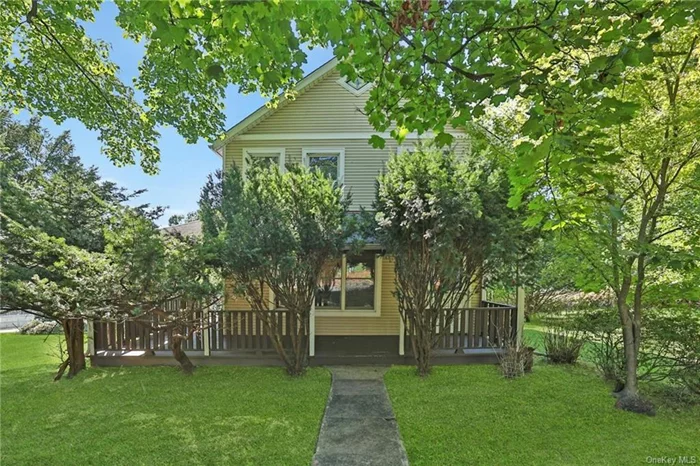 This vintage colonial full of charm and character is situated on a beautiful corner lot, just shy of a half an acre in the heart of Pearl River. Features a wraparound porch perfect for enjoying morning coffee or evening cocktails while watching the sunset. The house exudes character & timeless appeal. With approximately 1, 800 sq ft, the interior features classic hardwood floors, an eat in kitchen, formal spacious living room, dining room, family room along with 3 bedrooms, 2 bathrooms, and a rooftop deck ideal for relaxing or your front row seats to the annual PR fireworks. Prime location within walking distance to the the center of town, shopping, restaurants, public transportation, minutes to the train station & NJ border. Full of potential, making this home a perfect opportunity for builders, investors, or old-home enthusiasts looking to renovate, restore & transform a classic gem. Located in the award winning Pearl River school district. Don&rsquo;t let this great investment pass you by!