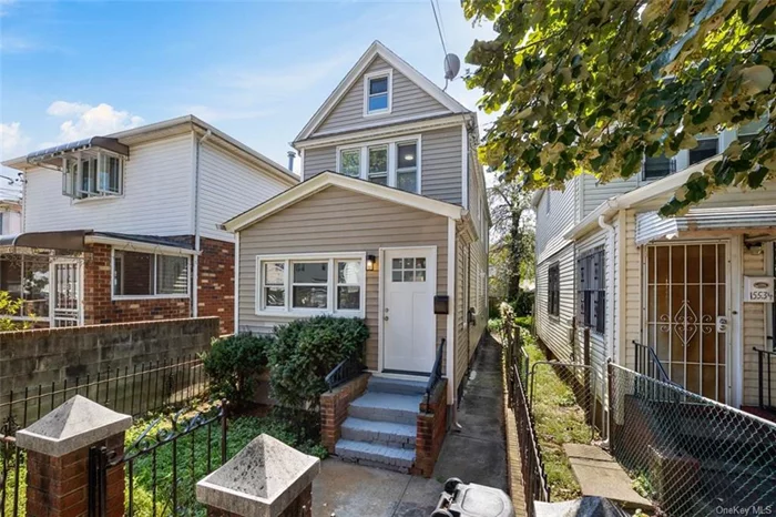 Discover this beautifully renovated detached single-family home, ideally located in the heart of the vibrant Jamaica neighborhood in Queens. This move-in ready home boasts modern finishes and thoughtful upgrades, offering the perfect blend of comfort and style in a thriving community. With spacious living areas, a private yard, and bonus amenities, this home is a must-see!   Key Features:   3 Generously Sized Bedrooms 2 Full Bathrooms Bright, Airy Living Room Brand New Kitchen with Sleek Stainless-Steel Appliances Stunning Hardwood Floors Throughout Plenty of Closet Space for Storage Vaulted Ceilings Cozy Living Room Private Backyard with Deck, Perfect for Outdoor Gatherings BONUS: Washer and Dryer Included! Don&rsquo;t let this opportunity pass you by schedule your viewing today!