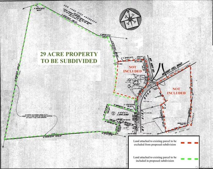 Exceptional 29-acre property on Mount Airy Road in the Cornwall School District, offering a fantastic opportunity for development. This sale is contingent on a subdivision from an existing 34.4-acre parcel. The proposed split will exclude 2 acres west of Mount Airy Road with a farmhouse and structures but will include a road frontage for easy access to the land being sold. It will also exclude land east of Mount Airy Road. The buyer will be responsible for all subdivision costs. Located conveniently near shopping, parks, and Stewart Airport, this property offers both privacy and accessibility. Potential to develop multiple properties.