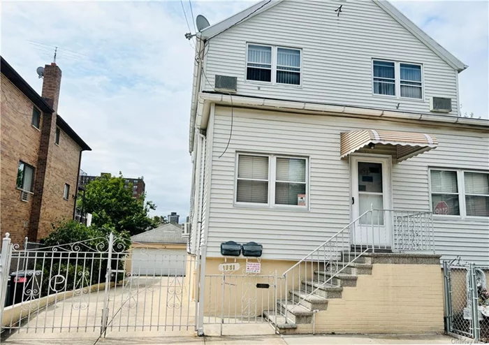 Selling a TWO family home with finished walk out basement in Pelham Bay that has been cherished for 70 years is a unique opportunity to highlight its timeless charm and potential. This corner house sitting on 49 by 96 lot, bathed in natural light, offers both warmth and functionality. With the flexibility of a possible three over two-bedroom layout, itâ€™s perfect for multi-generational living or rental potential. The square footage does not include the finished basement which adds valuable living space and the cold room, once used for storing homemade wine, is a nod to the homeâ€™s rich history. The two-car garage provides ample parking and storage. This property is ideal for those looking to own a piece of Pelham Bay&rsquo;s history while enjoying mid century amenities. Close to major highways,  subway, buses, restaurants, shopping, etc. Additional Information: ParkingFeatures:2 Car Detached,