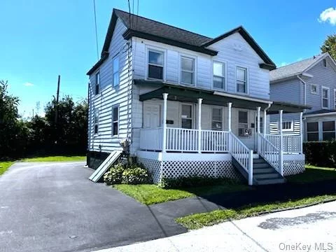 Nestled in GREAT 3rd Ward uptown neighborhood of renaissance Port Jervis is this Cream Puff MINT condition 2 Family House. Exterior features Newly Re-built rocking chair front Porch and rear decks with mountain views lots of parking and nice back yard. Both Apartments have one medium size Bedroom and one Small Bedroom ideal for nursery. Eat in Kitchens, Full Bathrooms and living room. Both units are fully vacant so you could live in one unit and let Other unit help pay Mortgage or rent out both to Tenants of Your choice. investment makes this a Cash Cow at potential rent of $2600 per month OR $31, 200 per year gross - Tenants pay Gas and Electric - Low $5, 000 Taxes New Furnace. CALL THE POLICE! THIS IS A STEAL!!!!A/O