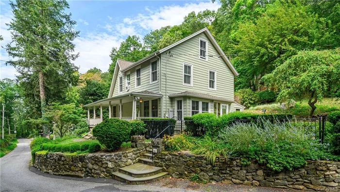 One of a kind Colonial Farmhouse with so much character & charm. Original structure was built in 1840, over the years additions were built. This home has had everything updated & renovated completely. There is a large LR w/stenciled fir flrs, a formal DR with a full bay area & access to the wrap around porch, an EIK w/stainless Viking gas stove & appliances, a fplc w/glass drs., Dutch doors, a mud rm to the back garden w/trellises, a full bath, a pantry & a laundry rm. Upstairs, 3 BR&rsquo;s, a full bath, an office, lovely stained glass windows on the stairwell. A full basement w/utilities, everything is pristine. The studio above the 2 car garage w/high ceilings, skylights & is sunny & light. There has been so much work done to this property including the addition of central air, a whole house generator, overgrown trees removed, studio repainted & a fenced yard. A list of improvements will be provided. Close to Putnam Hospital, schools, shops, train etc. The location is so convenient.