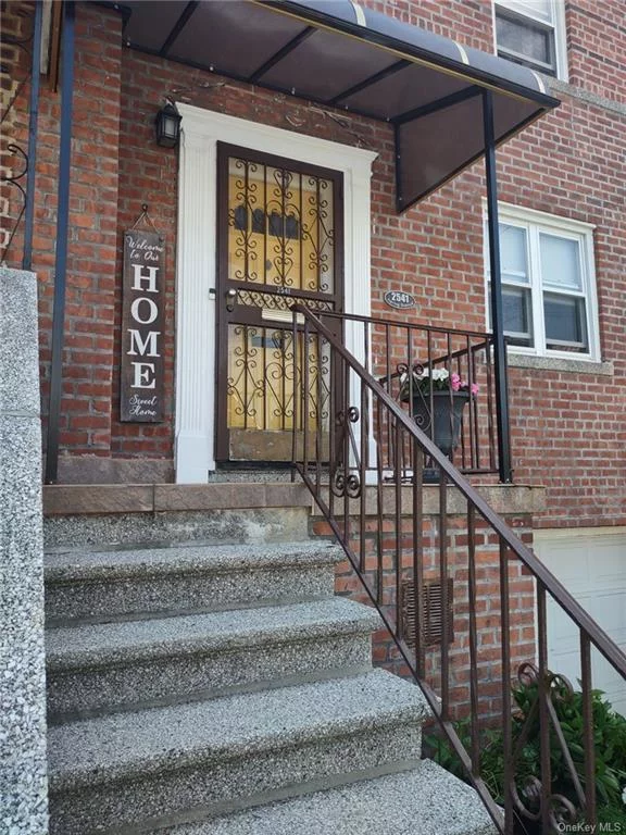 Single Family semi-detached three bedroom duplex brick home in the Bronx. First floor features a living room & kitchen with a 1.5 bath. There is an attic that is used for storage. Finish Basement.  Roof was installed in 2021 with a 25 year warranty, Boiler & water tank together installation date 2013.  Solar Panel with a fee of $125.00 Monthly(29 Years Left On Panel). There is also one car garage & one driveway parking. Won&rsquo;t Last!