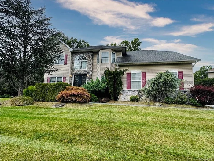 Stately Center Hall Colonial in Cornwall Central School District! NOT AVAILABLE for OCCUPANCY until December 1, 2024. This 4 bedroom 2.5 bath on over a half an acre in The Reserve. The stone entry welcomes you into the 2 story foyer. Formal living room and dining room. French doors on 1st floor to office. Chef&rsquo;s dream kitchen with cherry cabinets, granite counter tops, cook top gas range, wall oven, and eat in area with sliders to enormous deck and private back yard. Cathedral ceiling family room with fireplace. Laundry room and half bath on main level. The second story offers an Enormous Master Bedroom Suite with walk in closet, master bath with soaking jacuzzi tub and shower. Additional 3 bedrooms and hall bath complete the second level. Pull stairs attic and unfinished full basement perfect for storage. Attached 2 car garage. Molly Pitcher parks and recreation complex adjacent to complex. Offering all sports, parks, summer day camps and more. Owner requires good credit 650+, full credit report to accompany all applications as well as verification of income.