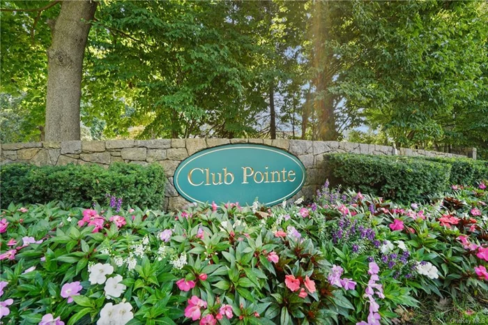 First Time Offered! Desirable Club Pointe Community with amenities including a pool, tennis courts, pickleball. This sun filled end unit has three bedrooms, 2.1 bathrooms and offers an open floor plan. Gracious entry leads to living room with FPL and sliders to deck and continues into dining room. Large EIK with breakfast nook. Den with custom built-ins plus powder room. The second floor features a bright en-suite primary bedroom with soaring ceilings and a sitting area that opens to a private deck. The primary bath has a shower, jacuzzi tub, and double vanity. In addition there are two bedrooms and a hall bathroom. The laundry room/mudroom provides access to a heated 2-car garage, featuring a new Liftmaster system. The unfinished lower level, with its 9-foot ceilings, offers the opportunity to customize the space. Upgrades include new AC and dryer (2022), and new roof, gutters and exterior painted (2023). New primary bedroom wool carpet. $7500 due to HOA at closing from buyer.