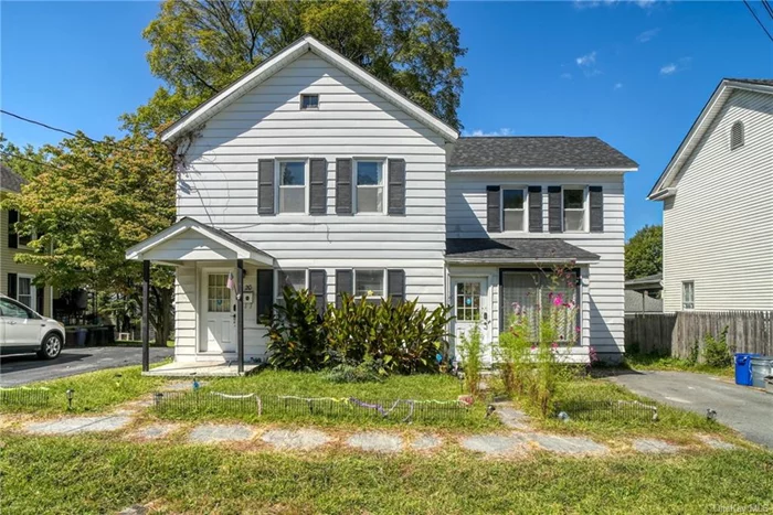 Welcome to this inviting 3-bedroom, 2 full-bath, two-story home situated on a peaceful street in Port Jervis, NY. Offering over 1, 500 sqft of well-designed living space, this home has been enhanced with a brand-new roof and furnace in 2023, providing both comfort and efficiency. Step inside through the charming enclosed front porch and discover the spacious eat-in kitchen, which leads to a private backyard complete with a generous back deck and a convenient storage shed. On the first floor, you&rsquo;ll find a versatile bedroom space, a cozy living room, and a full bathroom. Once a 2-family home, the property boasts a flexible layout with both interior and separate exterior access to the second floor, making it ideal for private or independent living quarters. Upstairs, there are 3 more bedrooms, an additional full bath, and a flexible space perfect for a large closet or home office. Located within walking distance to schools, public transportation, the scenic Delaware River, and the lively downtown area with its excellent shopping and dining options, this property is also just minutes from the highway for easy commuting. Don&rsquo;t miss the opportunity to see this home schedule a visit today!