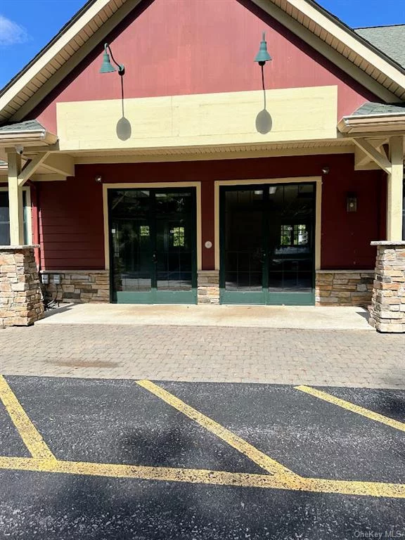 Looking for the perfect space to conduct your business? You found it in the Meadowcrest Plaza! This beautiful upper level suite is located just one mile south of the Village of Warwick, right on Route 94 near both the Price Chopper + Shoprite shopping centers. This space offers great light and super easy access with plenty of parking. Steps connect upper and lower levels for additional exposure. Need to customize your interior? With landlord approval, configure the space to suit your needs. Spacious restroom plus separate utility closet with its own sink. Additional signage provided at street-level entrance. Bring your enterprise to one of Warwick&rsquo;s premiere business thriving business locations and enjoy everything this area has to offer. Zoning prohibits restaurant. Business cannot conflict directly with current tenants. Landlord pays for trash pickup, plowing and landscaping. Hot water tank in each individual unit. Tenant responsible for gas and electricity as well as cost for custom signage; additional details will be outlined in final lease. Tenant required to have renter&rsquo;s insurance. Two non-connected units currently available on this level (see MLS 6300719 for similar space that is currently in more finished state.