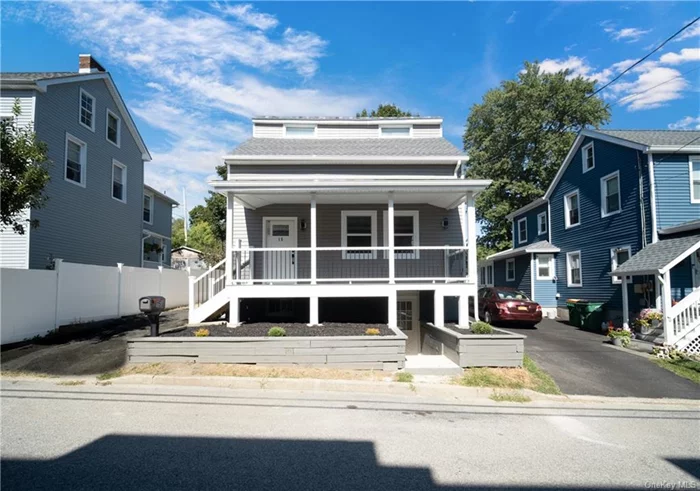 If a fully restored home in Beacon is what your looking for, this is the one. Amazingly and tastefully renovated and ready for its new owners. The home offers a new kitchen offering tiled backsplash, granite appliances & granite counters are just a few of the updates. 3 bedrooms with an additional room on the 2nd floor, perfect for a walk in closet & a full tiled bath. The livingroom open to the dining room, home office full bath and laundry closet in the room off of the dining room finish the 1st floor. There is a brand new driveway leading to the rear yard which awaits your design. Sit out on your new front porch or rear patio and see beautiful views of Mt Beacon. Situated just a 1/2 a block from Main St makes this the perfect find for those who want to be close to Beacon&rsquo;s activities.