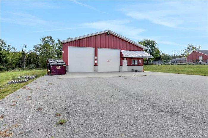 Orange County NY - 269 Stone Schoolhouse Road, Bloomingburg, NY! This expansive 5, 000 sq. ft. steel building with office space is conveniently located just minutes from exit 116 on Route 17 E/W. The property features mezzanine storage, a restroom, three large drive-in doors, and open space, making it perfect for heavy equipment storage, a trucking hub, or warehouse/office use. If additional space is needed, 25 acres of parking are available, with the option to park up to 200 18-wheelers at an additional cost. The tenant is responsible for electric and propane heat, while the landlord covers lawn maintenance and taxes. This is the last available unit don&rsquo;t miss out!