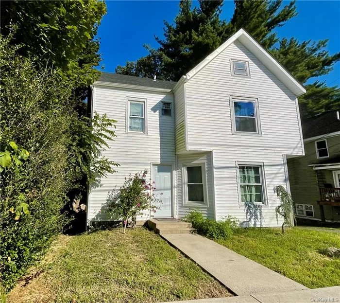 Beautifully, recently renovated & refreshed, 6 room, 3 bedroom colonial bordering Tin Brook in the heart of the Village of Walden. Close to major shopping, Hannaford Supermarket, many parks, eateries, Stewart International Airport, Valley Central schools, I84 & I87 to commute. It has a gorgeous kitchen with plentiful white cabinetry, granite counters, high ceilings and recessed lights, stainless steel range, dishwasher, refrigerator & ceramic tile floors, spacious living room to gather, entertain or watch tv, formal dining room & redone lav on first level with a large deck to enjoy nature , BBQ or just relax. Upstairs there are 3 bedrooms and lovely main bath with shower/tub. Improvements include new roof, electric, new windows, new trendy wood look vinyl floors & more. Enjoy what village life has to offer. Close to all the conveniences you require for the ease and enjoyment of living.