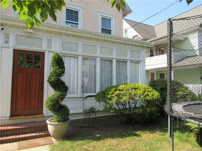 Private Entrance in the back of the house. Landlord requires minimum annual Income of $75k and credit Score of 690 or higher. One Month Security Deposit. Rent includes heat and hot water. On the Winter Months ( November to March is a fuel subcharge of $100 a month ).Apartment has a separate electric Meter. Laundry in the premises tenant is allowed to use laundry facility two days a week. One parking Space included, Tenant will have some storage area located in the garage.