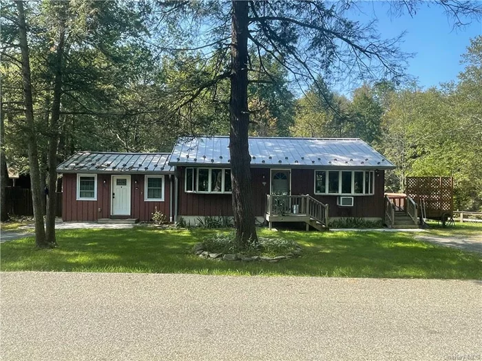 Beautiful riverfront ranch style home in Pine Bush. Watch the magnificent view right from your back porch. Rent out the accessory apartment or have a separate living space for guests right next door. Separate parking for the accessory apartment as well. Come see this home with a million dollar view!