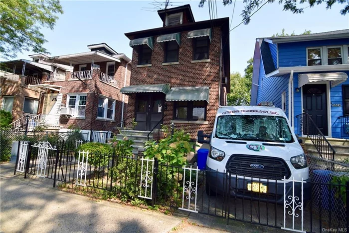 Welcome to 4026 Wickham Ave in the Wakefield area of The Bronx . This is a two family home with a detach car garage the property is a 2 bedroom apt over 1bedroom apt with a finish basement. the property is selling. AS IS don&rsquo;t is out and this opportunity make appointment today