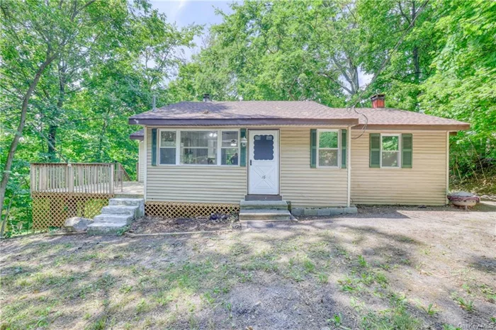 Quiet, clean and updated 3 bedroom, 2 bathroom single family home in Washingtonville School District. This ranch style home has a large open living room and kitchen, complete with tons of counter space, electric range, fridge, microwave and dishwasher. Three bedrooms and two bathrooms, including a master with a full en-suite. The finished sunroom is great for additional living space. Downstairs, there is a finished rec room & storage area with a separate laundry room. Washer & Dryer not included. Tenant pays all utilities and is responsible for lawn/snow maintenance. Available Immediately.  Driveway/Garage Entrance is on GARLAND STREET just before Sunrise Trail Tenant pays all utilities, oil heat, electric, cable & water bill is $195 every 3 months. Credit & rental history/background check required. Washer Dryer hookups but tenant provides machines. Tenant responsible for lawn & snow maintenance. NO PETS. Tenant pays 1 mo security.